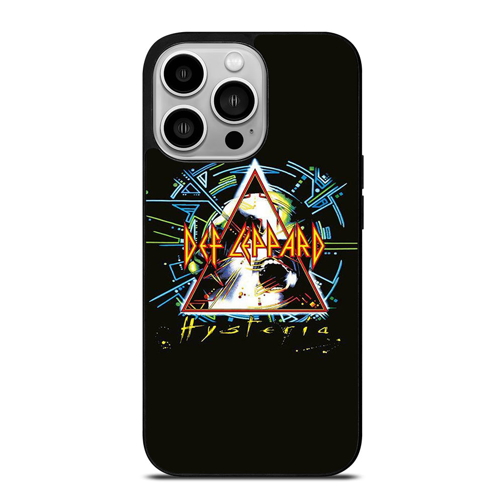 DEF LEPPARD BLACK LOGO iPhone 14 Pro Case Cover