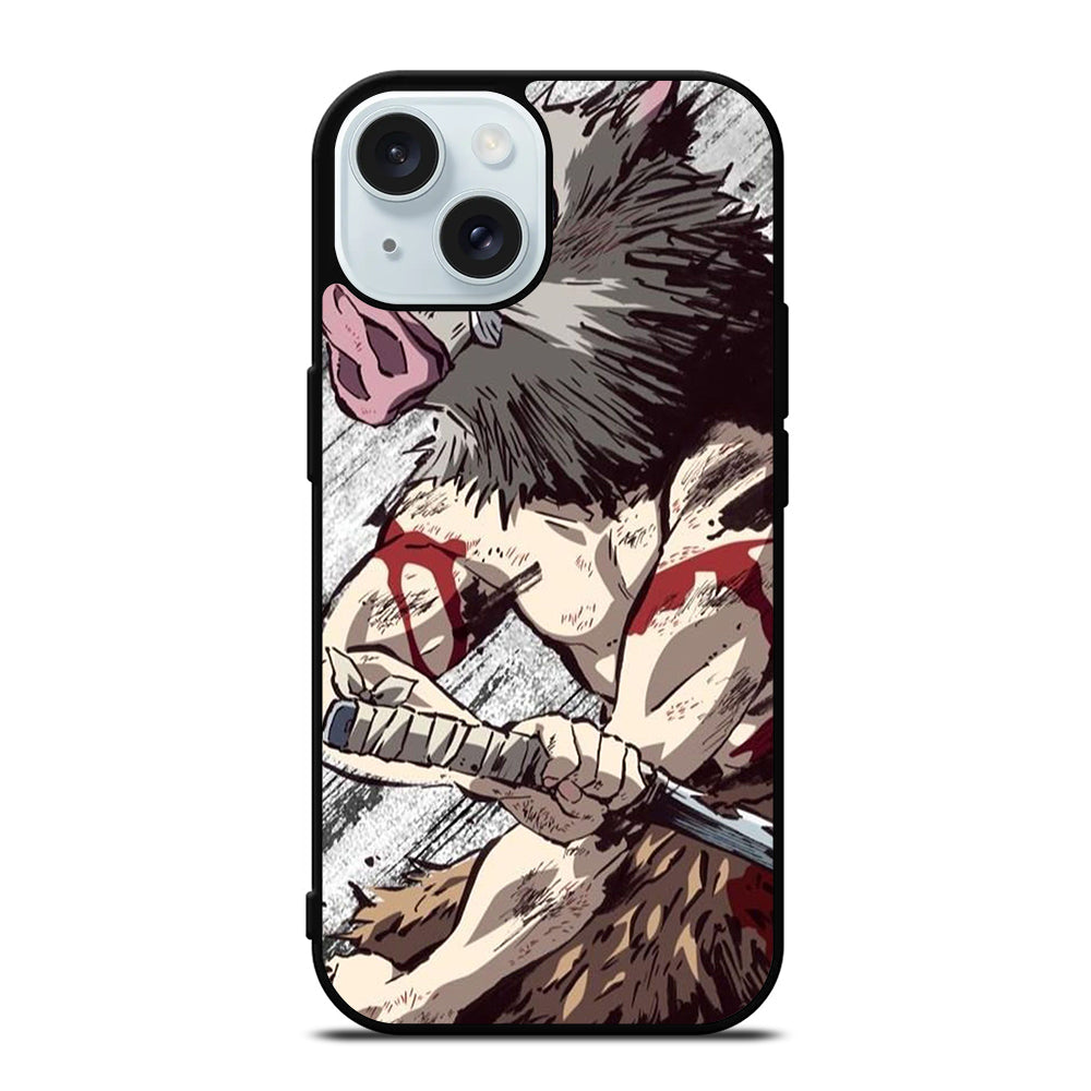 DEMON SLAYER HASHIBIRA INOSUKE 2 iPhone 15 Case Cover