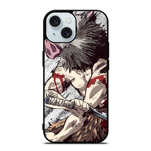 DEMON SLAYER HASHIBIRA INOSUKE 2 iPhone 15 Case Cover