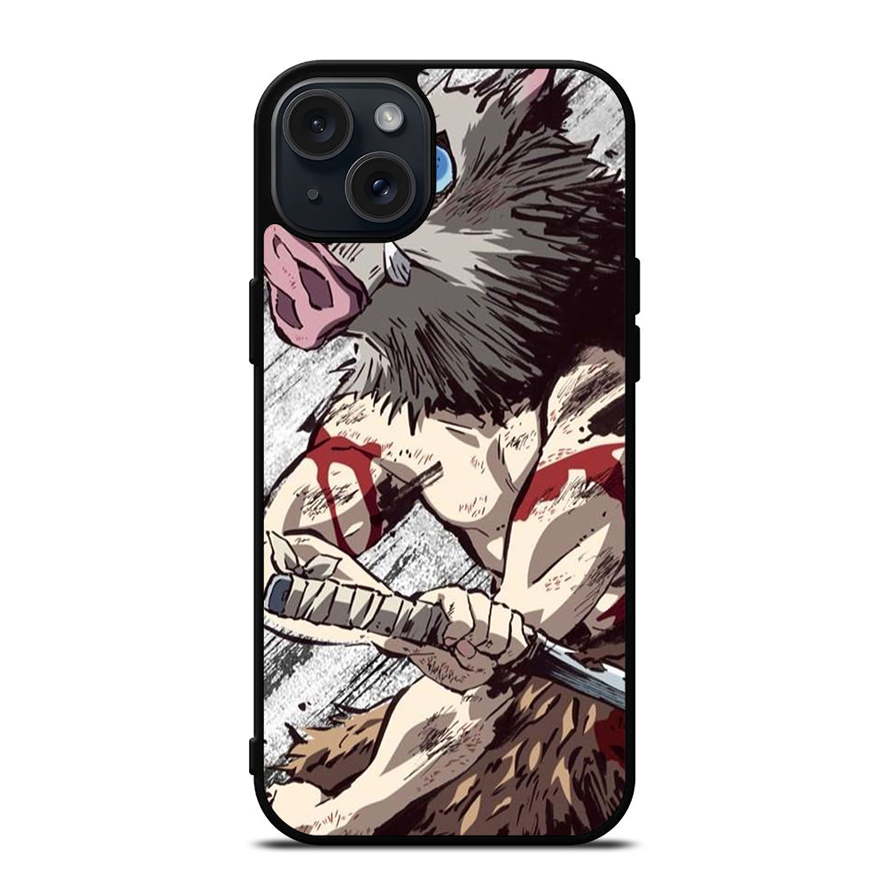 DEMON SLAYER HASHIBIRA INOSUKE 2 iPhone 15 Plus Case Cover