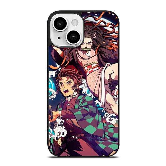 DEMON SLAYER TANJIRO AND NEZUKO iPhone 13 Mini Case Cover