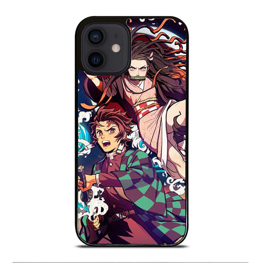 DEMON SLAYER TANJIRO AND NEZUKO iPhone 12 Mini Case Cover