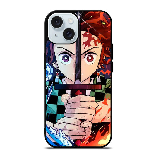 DEMON SLAYER TANJIRO ANIME iPhone 15 Case Cover