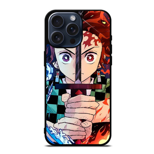 DEMON SLAYER TANJIRO ANIME iPhone 15 Pro Max Case Cover