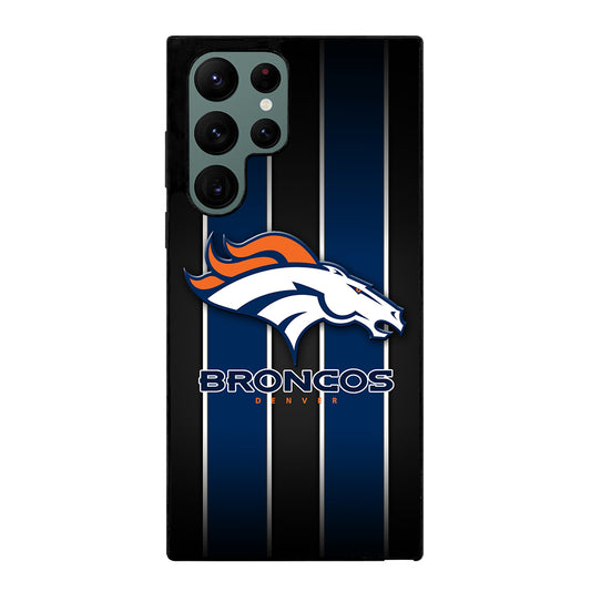 DENVER BRONCOS STRIPE LOGO Samsung Galaxy S22 Ultra Case Cover