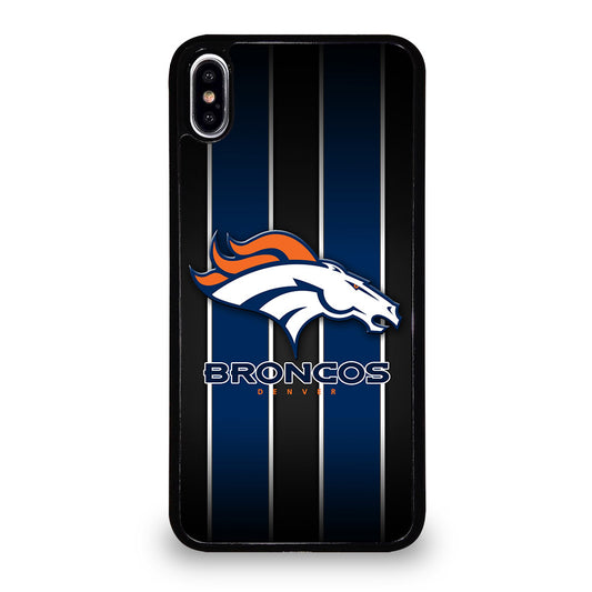 DENVER BRONCOS STRIPE LOGO iPhone XS Max Case Cover