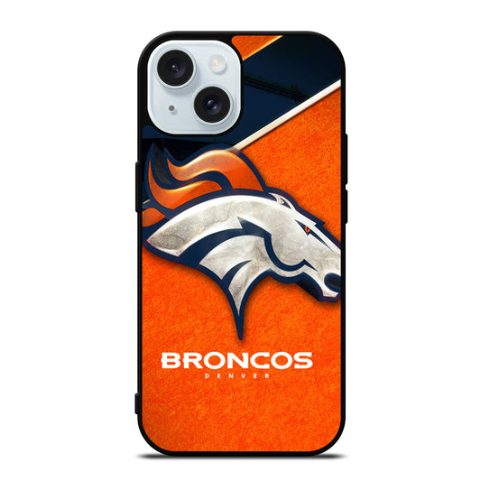 DENVER BRONCOS FOOTBALL LOGO iPhone 15 Case Cover
