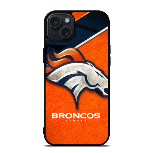 DENVER BRONCOS FOOTBALL LOGO iPhone 15 Plus Case Cover