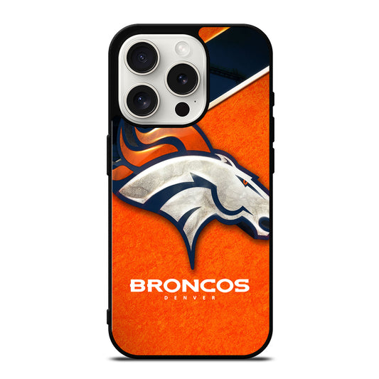 DENVER BRONCOS FOOTBALL LOGO iPhone 15 Pro Case Cover
