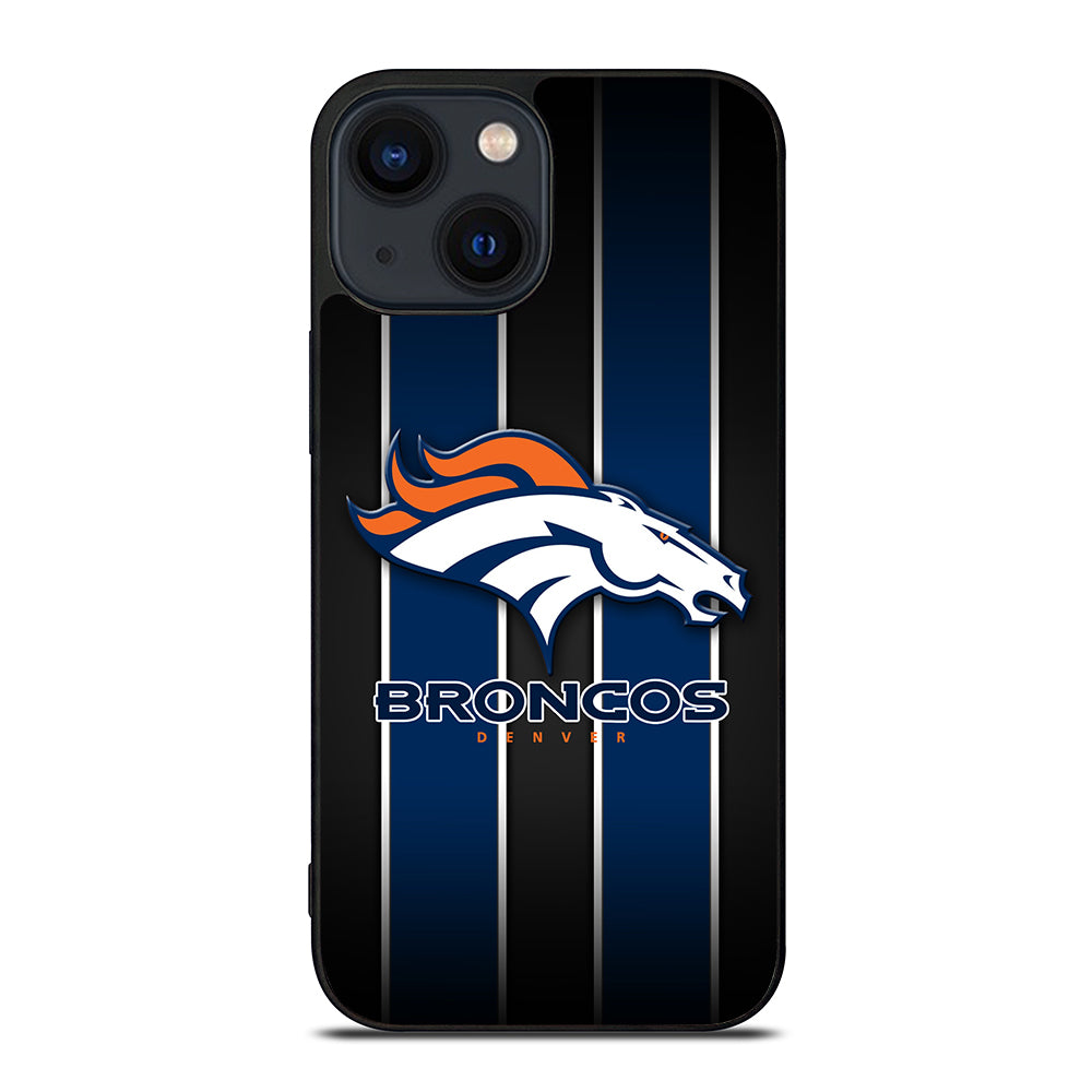 DENVER BRONCOS STRIPE LOGO iPhone 14 Plus Case Cover