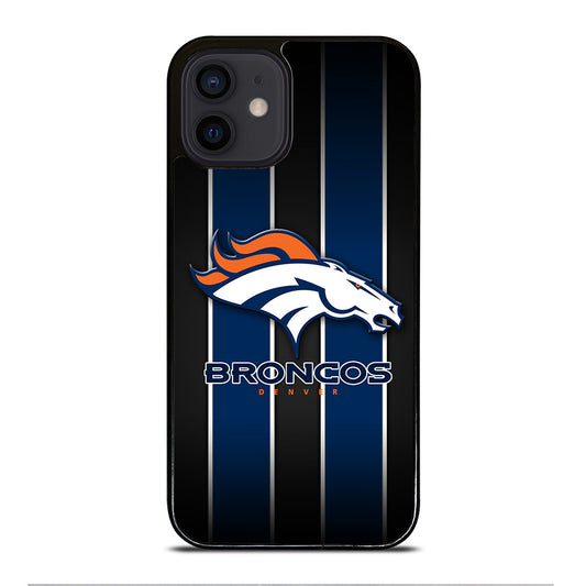 DENVER BRONCOS STRIPE LOGO iPhone 12 Mini Case Cover