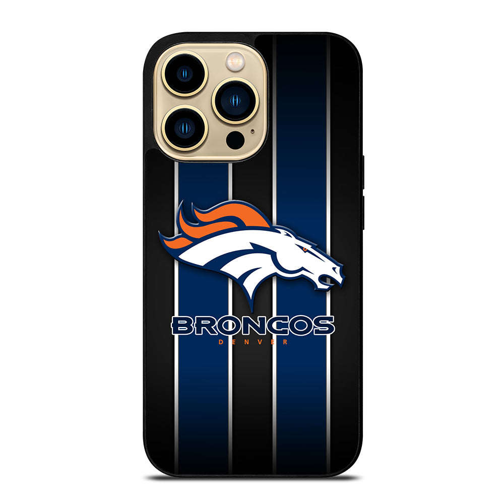 DENVER BRONCOS STRIPE LOGO iPhone 14 Pro Max Case Cover