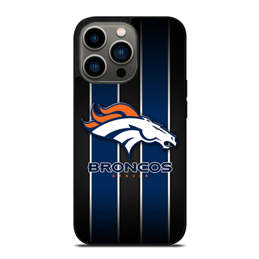 DENVER BRONCOS STRIPE LOGO iPhone 13 Pro Case Cover