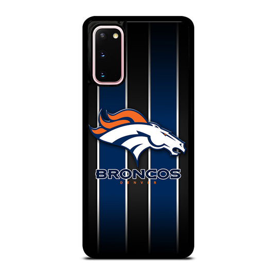 DENVER BRONCOS STRIPE LOGO Samsung Galaxy S20 Case Cover