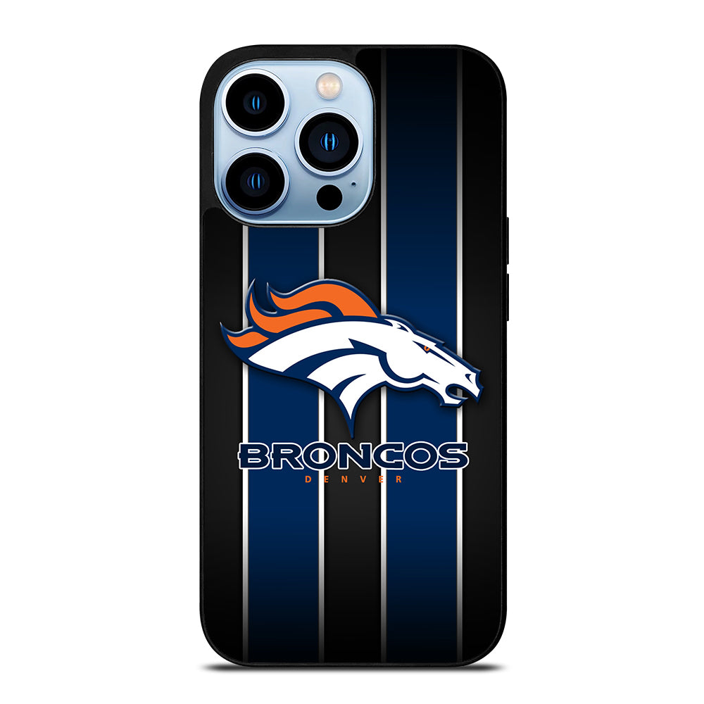 DENVER BRONCOS STRIPE LOGO iPhone 13 Pro Max Case Cover