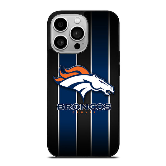 DENVER BRONCOS STRIPE LOGO iPhone 14 Pro Case Cover