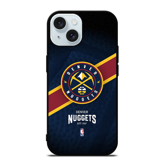 DENVER NUGGETS NBA SYMBOL 1 iPhone 15 Case Cover