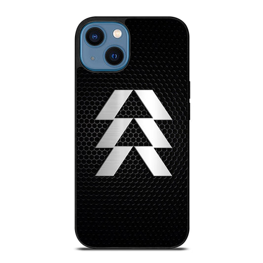 DESTINY HUNTER METAL LOGO iPhone 14 Case Cover