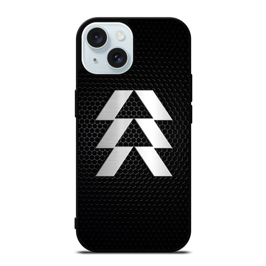 DESTINY HUNTER METAL LOGO iPhone 15 Case Cover