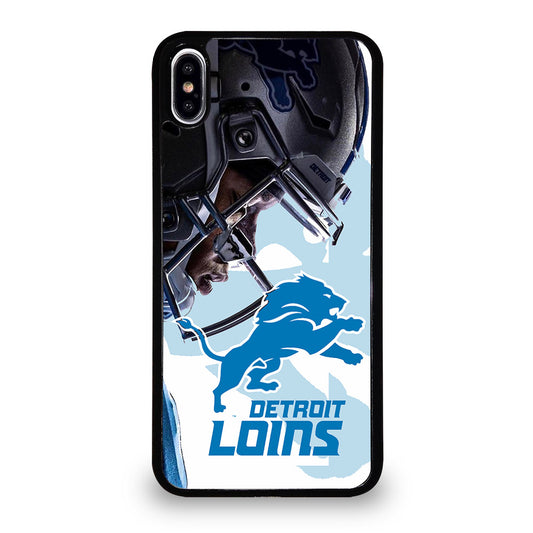 DETROIT LIONS FOOTBALL LOGO iPhone XS Max Case Cover