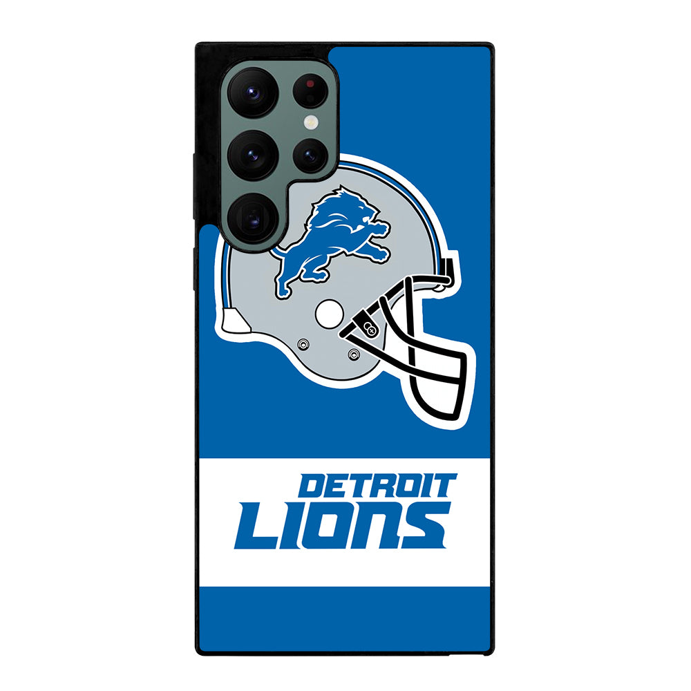 DETROIT LIONS HELMET Samsung Galaxy S22 Ultra Case Cover