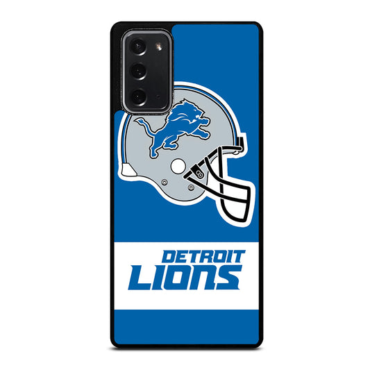 DETROIT LIONS HELMET Samsung Galaxy Note 20 Case Cover