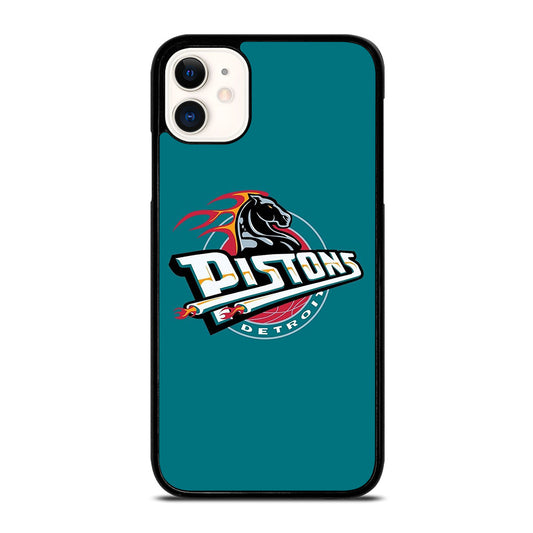 DETROIT PISTONS LOGO BASKETBALL iPhone 11 Case Cover