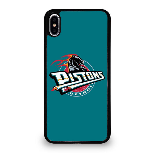 DETROIT PISTONS LOGO BASKETBALL iPhone XS Max Case Cover