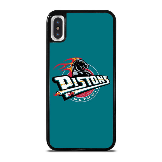 DETROIT PISTONS LOGO BASKETBALL iPhone X / XS Case Cover