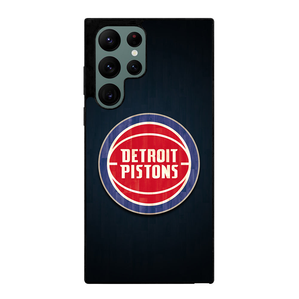 DETROIT PISTONS WOODEN LOGO Samsung Galaxy S22 Ultra Case Cover