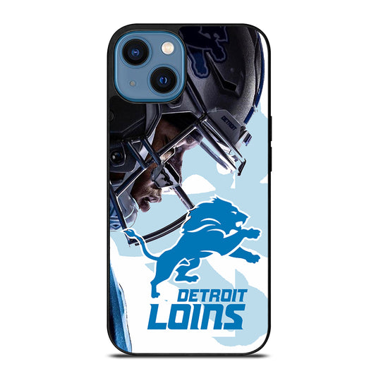 DETROIT LIONS FOOTBALL LOGO iPhone 14 Case Cover
