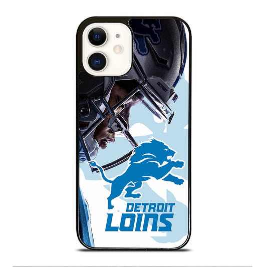 DETROIT LIONS FOOTBALL LOGO iPhone 12 Case Cover