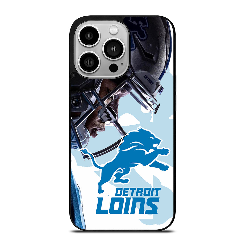DETROIT LIONS FOOTBALL LOGO iPhone 14 Pro Case Cover