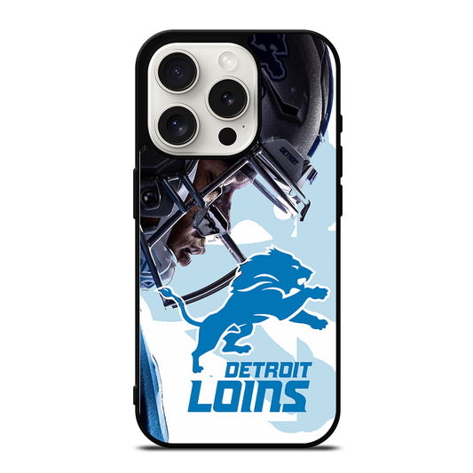 DETROIT LIONS FOOTBALL LOGO iPhone 15 Pro Case Cover