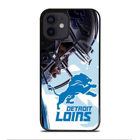 DETROIT LIONS FOOTBALL LOGO iPhone 12 Mini Case Cover