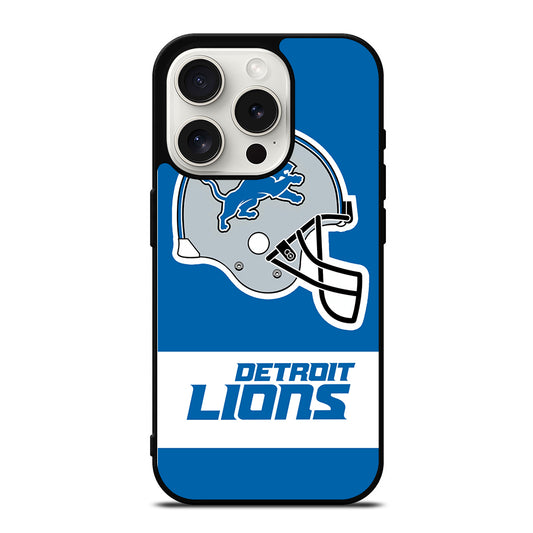 DETROIT LIONS HELMET iPhone 15 Pro Case Cover