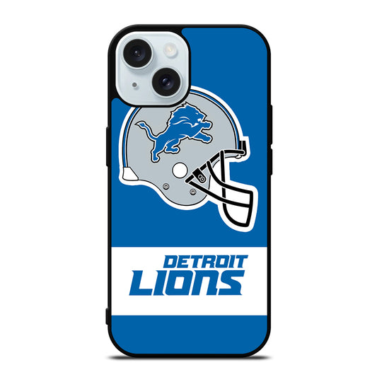 DETROIT LIONS HELMET iPhone 15 Case Cover