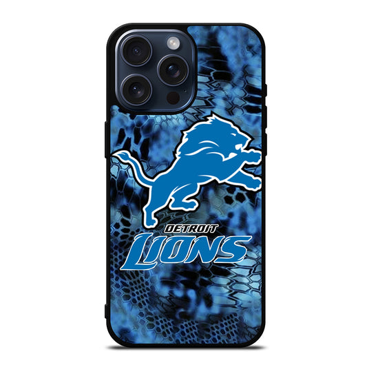 DETROIT LIONS NFL LOGO iPhone 15 Pro Max Case Cover