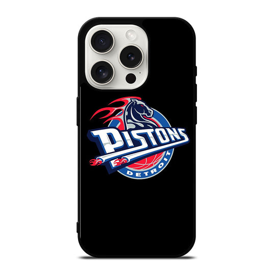 DETROIT PISTONS BASEBALL LOGO 2 iPhone 15 Pro Case Cover