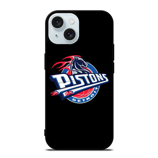 DETROIT PISTONS BASEBALL LOGO 2 iPhone 15 Case Cover