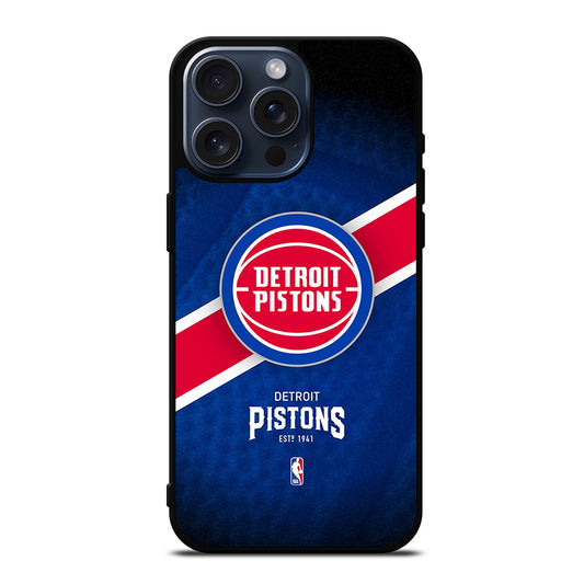 DETROIT PISTONS BASEBALL LOGO 3 iPhone 15 Pro Max Case Cover