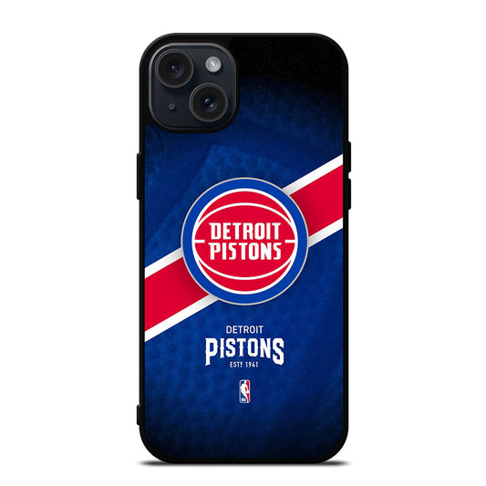 DETROIT PISTONS BASEBALL LOGO 3 iPhone 15 Plus Case Cover