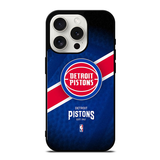 DETROIT PISTONS BASEBALL LOGO 3 iPhone 15 Pro Case Cover