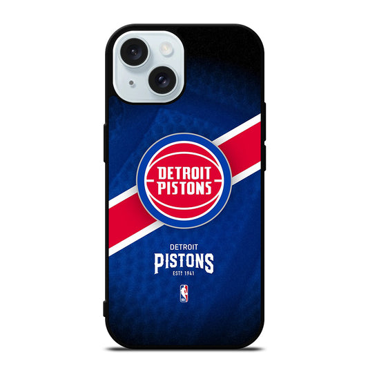 DETROIT PISTONS BASEBALL LOGO 3 iPhone 15 Case Cover