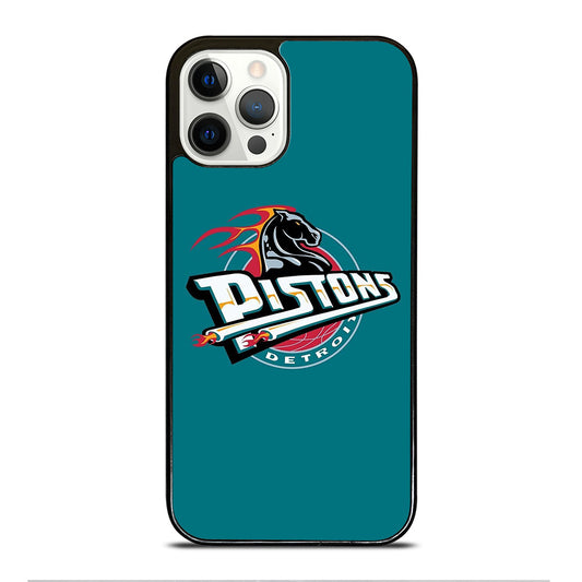 DETROIT PISTONS LOGO BASKETBALL iPhone 12 Pro Case Cover