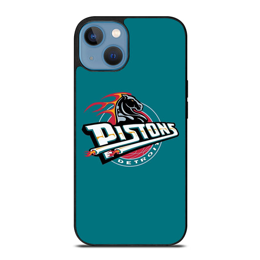 DETROIT PISTONS LOGO BASKETBALL iPhone 13 Case Cover