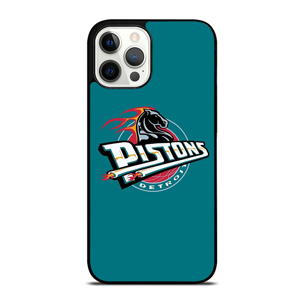 DETROIT PISTONS LOGO BASKETBALL iPhone 12 Pro Max Case Cover