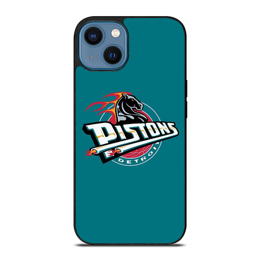 DETROIT PISTONS LOGO BASKETBALL iPhone 14 Case Cover