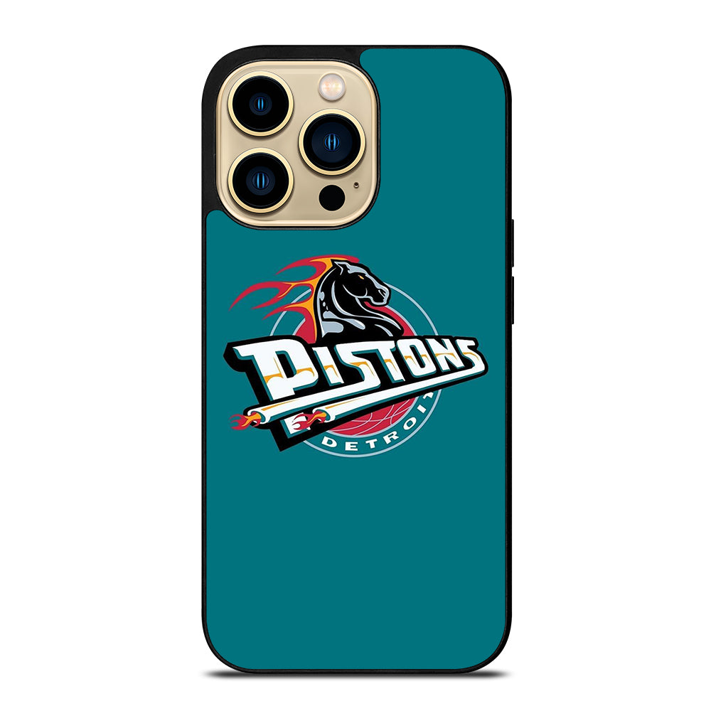 DETROIT PISTONS LOGO BASKETBALL iPhone 14 Pro Max Case Cover