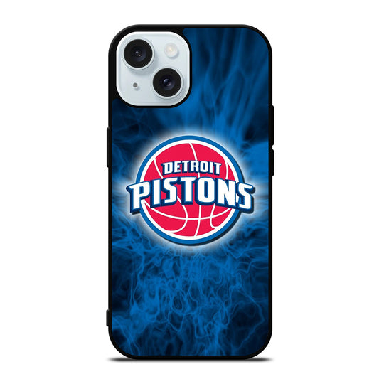 DETROIT PISTONS NBA LOGO iPhone 15 Case Cover